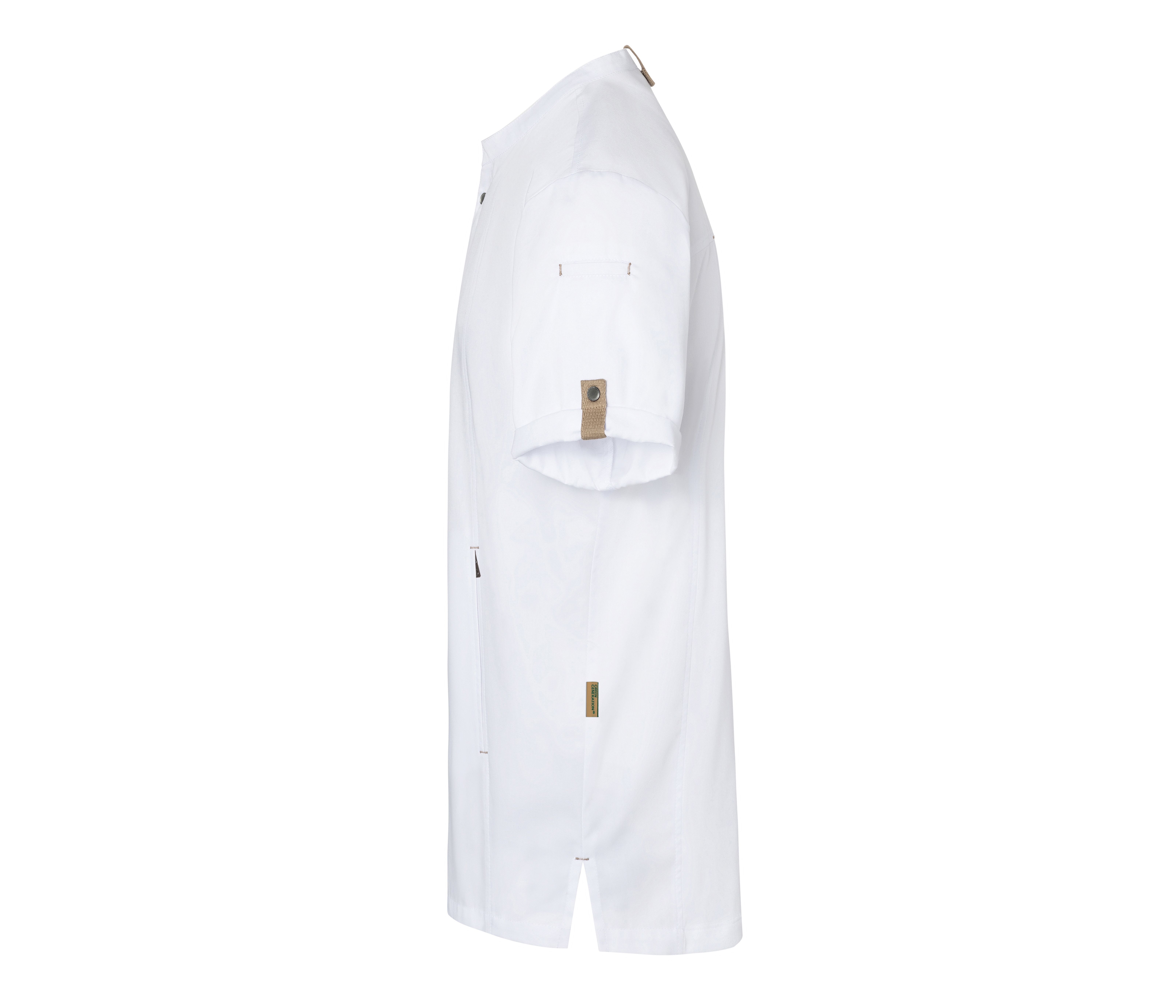SHORT SLEEVE CHEF JACKET GREEN-GENERATION