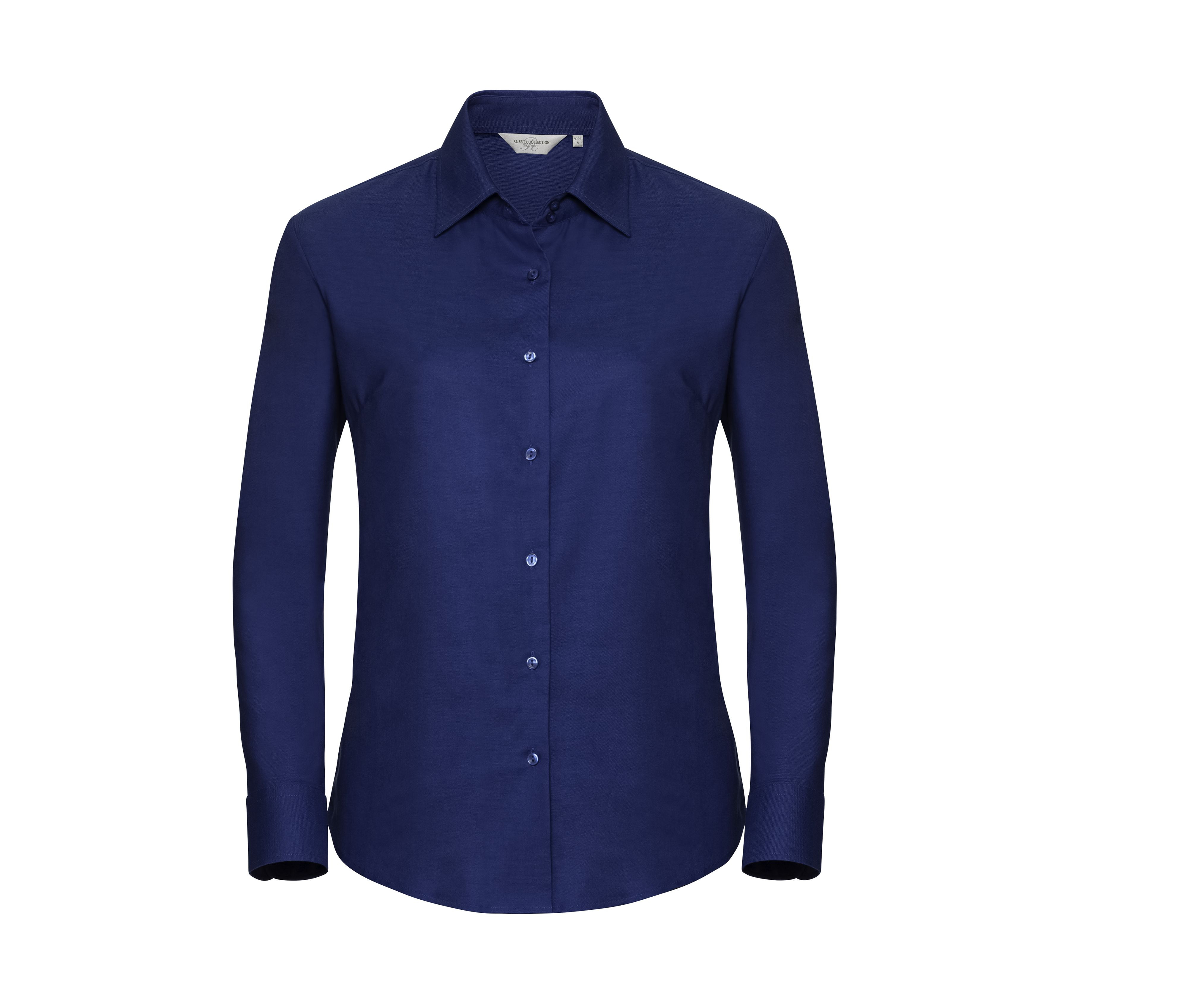 LADIES' LONG SLEEVE TAILORED OXFORD SHIRT
