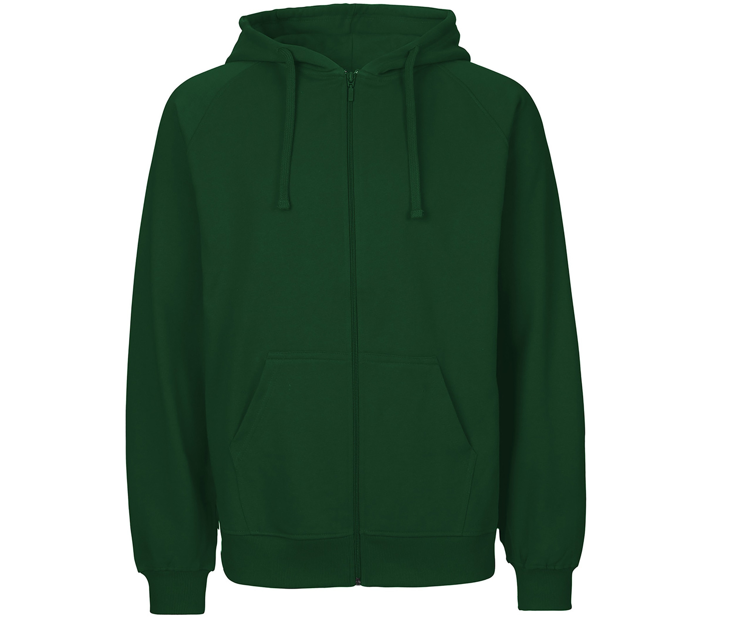UNISEX TIGER COTTON HOODIE WITH ZIP