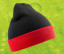 RECYCLED BLACK COMPASS BEANIE